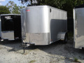10ft  Single Axle Silver With Double Door