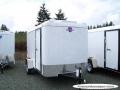 12ft  Single Axle WHITE  With Double Door W/Spare Tire