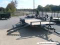 14ft Single Axle BLACK-Side and Rear Ramp