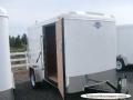 10FT CARGO TRAILER WHITE With Ramp