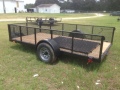 12FT UTILITY TRAILER W/EXPANDED METAL SIDES              