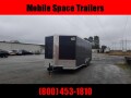  Covered Wagon Trailers 8.5x24  bkSpread axles ramp door Enclosed Cargo 