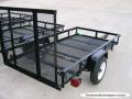 8ft Single Axle Expanded Metal Floor Utility Trailer