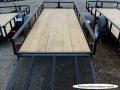 14ft Single Axle Steel Frame w/Wood Deck