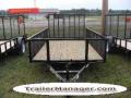 UTILITY TRAILER W/EXPANDED METAL SIDES 12FT