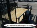8ft Steel Construction Wood Deck Utility Trailer