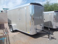 12ft Single Axle Silver With Double Door-Finished Interior