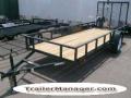 12ft Treated Wood Deck SA Utility Trailer