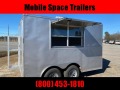 8.5x12 enclosed cargo 3x6 glass and sceen Concession Vending Concession Trailer