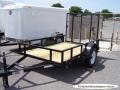 8ft Single 3500lb Axle Utility Trailer -Wood Deck