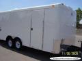 16ft WHITE Cargo Trailer With Ramp and Finished Interior