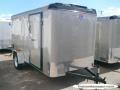 12ft Pewter Flat Front Cargo Trailer