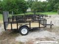 10FT  Utility Trailer w/Expanded Metal Sides