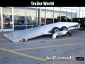  Aluma 8216 Tilt Bed Aluminum Open Car Hauler Trailer  
