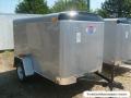 8FT CARGO TRAILER SILVER FLAT FRONT