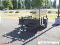 8ft Utility Trailer w/Solid Side Panels