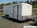 20FT FLAT FRONT ENCLOSED AUTO TRAILER