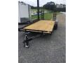 16ft Equipment Trailer w/Dovetail and Stand Up Ramps