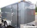 14ft Charcoal Flat Front Cargo Trailer