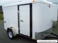 10ft WHITE With Ramp Door Flat Front