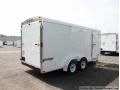 16FT CARGO TRAILER WITH RAMP FLAT FRONT 