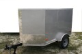 GRAY 8FT SINGLE AXLE WITH V-NOSE