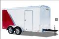 16FT TWO TONE RED/WHITE ENCLOSED CARGO