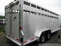 Aluminum 24ft Gooseneck Livestock Trailer