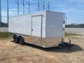 Covered Wagon Trailers 8.5x16 MCP White ramp door Enclosed Cargo Trailer