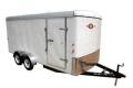 White CARRY-ON 7X16CG V-NOSE Enclosed Cargo Trailer Stock# 34430CO