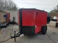 Cargo Craft elite 6x12 Enclosed Cargo Trailer Stock# red black out