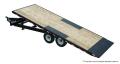  PJ Trailers 22' Deckover Tilt Trailer