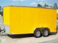 20ft Enclosed Yellow V-NOSE Cargo hauler