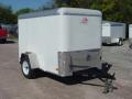 8ft Cargo Trailer White Rounded Top