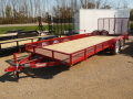 RED 20FT BP OPEN UTILITY TRAILER 