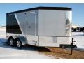 16FT TWO TONE STEEL MOTORCYCLE TRAILER