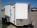 Motorcycle Trailer White 10ft w/D-Rings