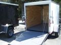 8FT ENCLOSED TRAILER-WHITE WITH RAMP