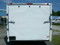 24ft V-Nose, 5,200 AXles-White-Finished Interior