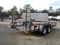 16 ft Treated Wood Deck Utility Trailer