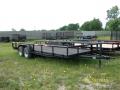 20 Ft Equipment Trailer w/Ramps and Side Rails
