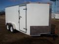 WHITE 7X14 CARGO TRAILER 2024