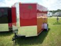 RED 6X12 SA CARGO TRAILER (2024)