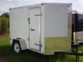 8ft Motorcycle Trailer w/1-3500lb Axle and Brakes