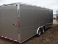 24FT CHARCOAL ENCLOSED TRAILER WITH V-NOSE