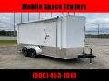 Covered Wagon Trailers 7x16 Finished AC Elec PKG ramp door Enclosed Cargo 