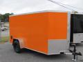 10ft Orange Cargo Trailer w/ D-rings