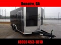 8.5X14 .080 Black SemiScrewless Entry Door Window Carhauler Enclosed Cargo Trailer