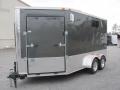 14FT T.A. CARGO TRAILER CHARCOAL GRAY