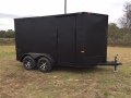 12FT BLACKOUT TRAILER WITH 2-3500LB AXLES